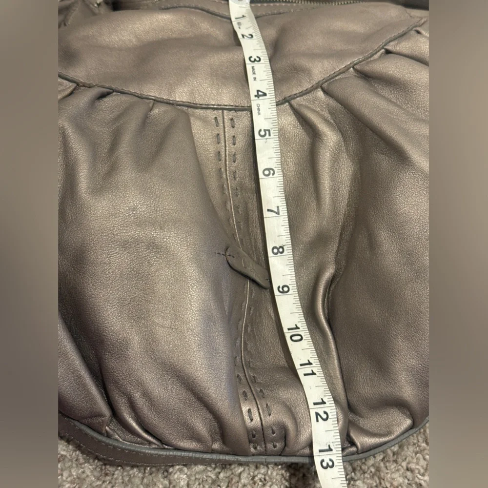 Cole‎ Haan Tan Hobo Bag with Slouchy Crescent Shape